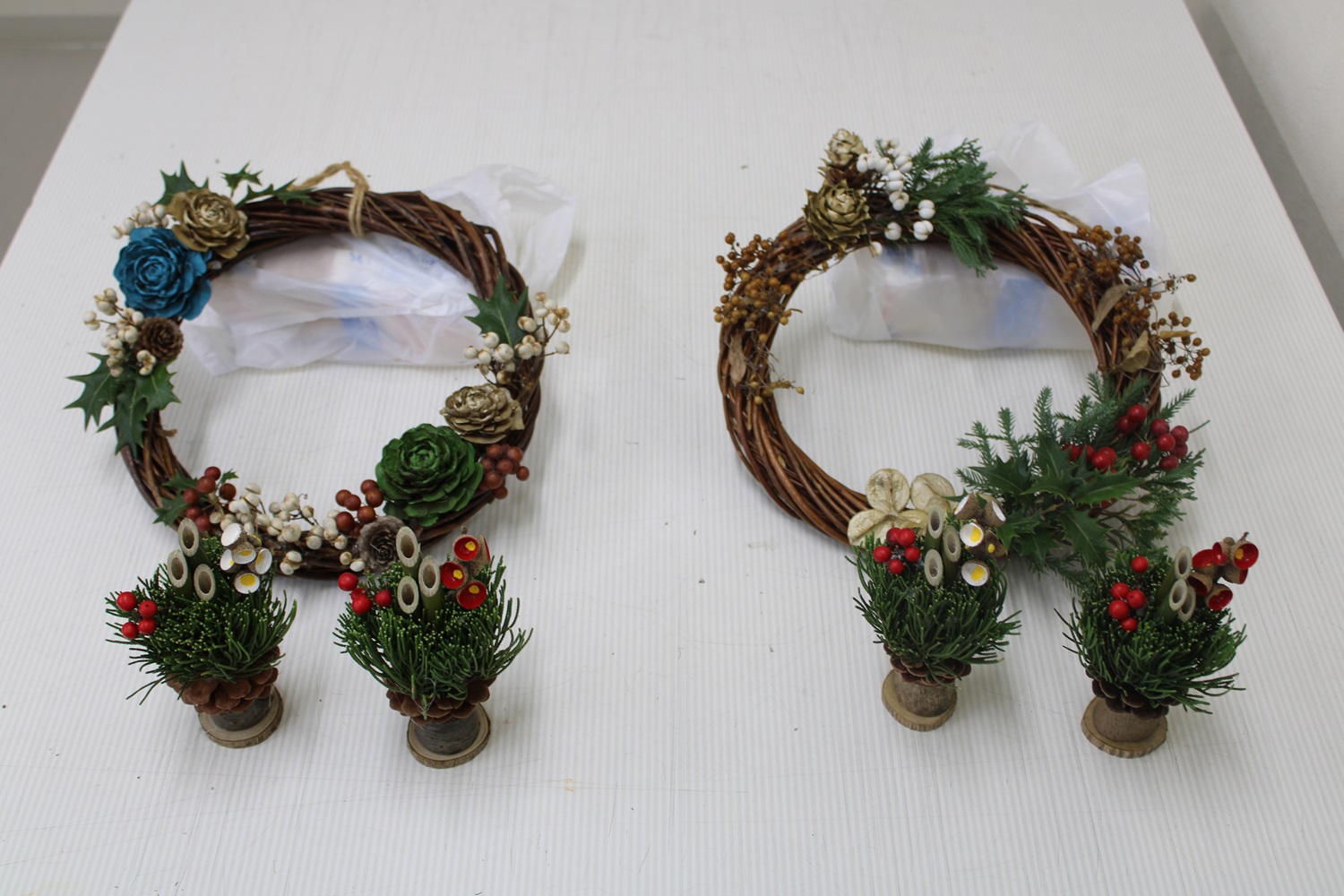 緑の講習会「ミニ門松とクリスマスリース」 - 八千代市地域振興財団