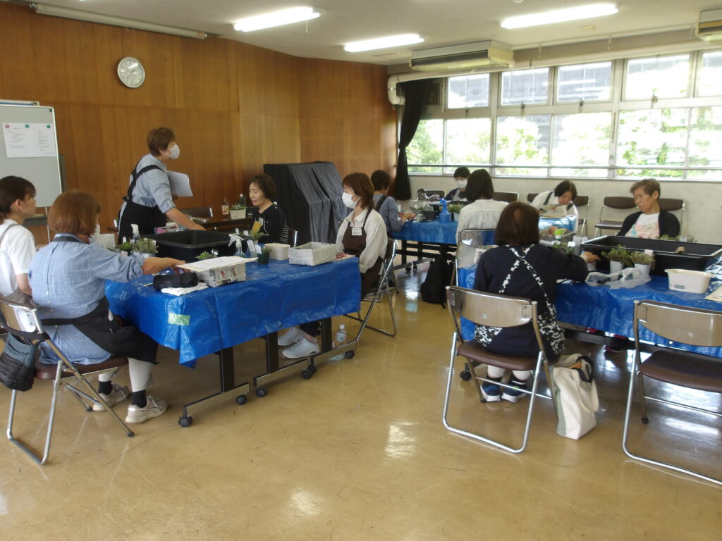 緑の講習会「多肉植物の寄せ 植え講座 暮らしに彩を」 - 八千代市地域